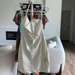 ZARA WHITE BEADED DRESS